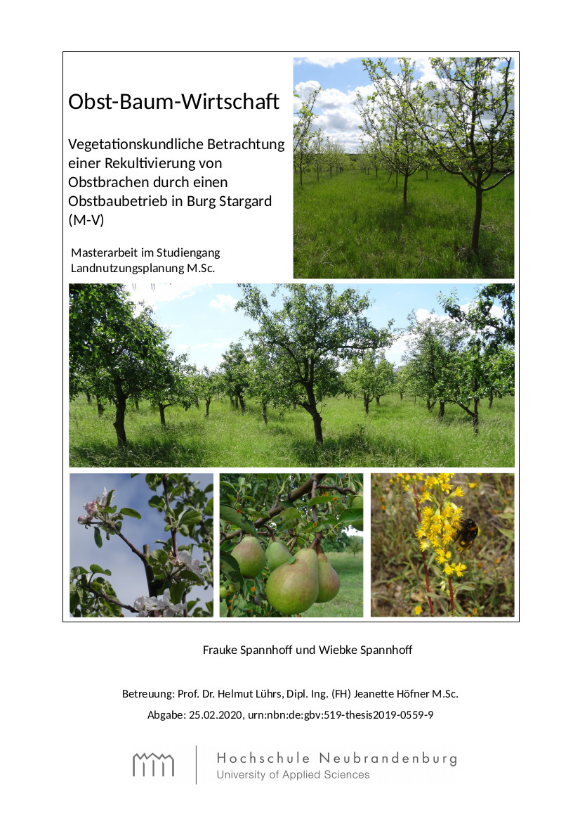 Masterarbeit Wiebke und Frauke Spannhoff